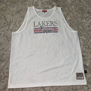Mitchell & Ness Women's Dune Royal Mesh Tank Los Angeles‎ Lakers